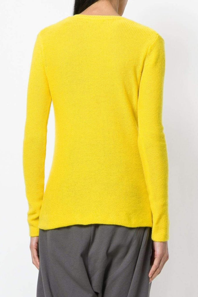 yellow cashmere sweater