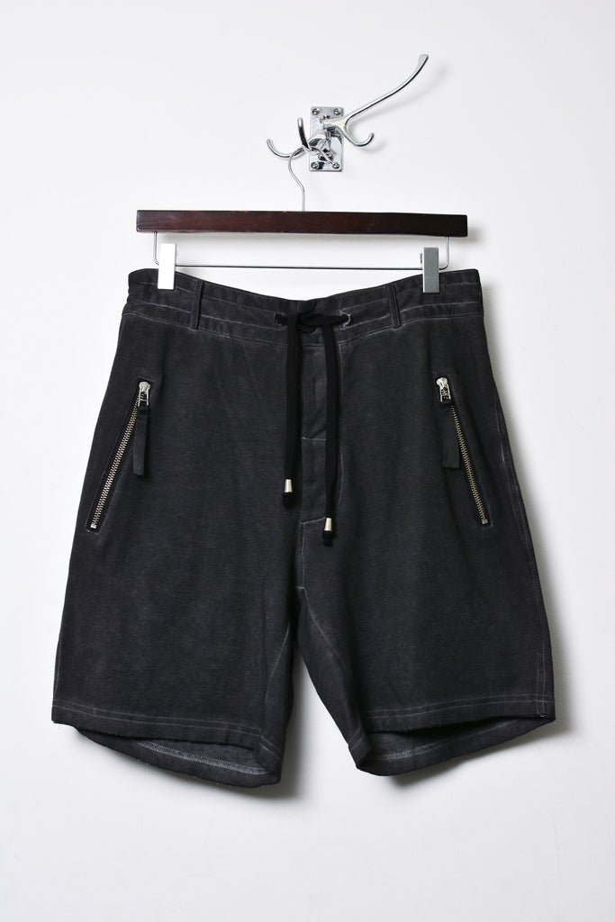 jersey shorts with zip pockets