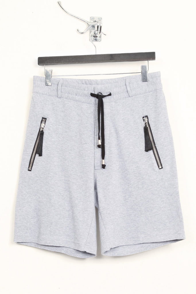 heavy jersey shorts with zip up pockets 