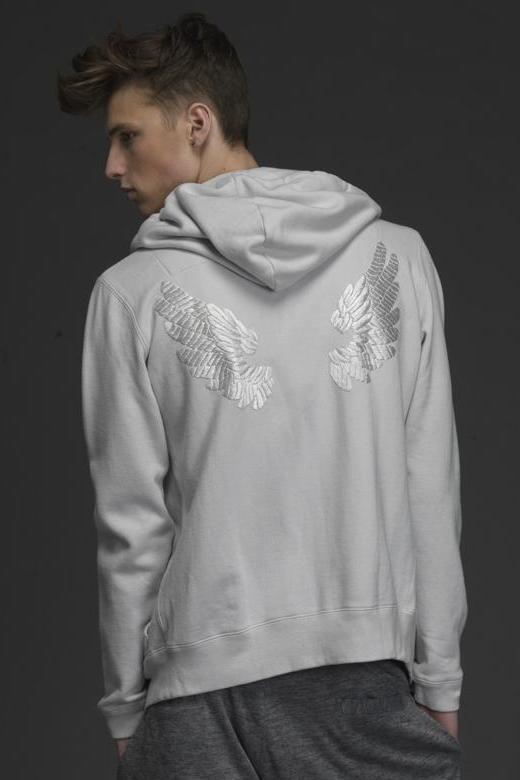 sweatshirt with wings on back