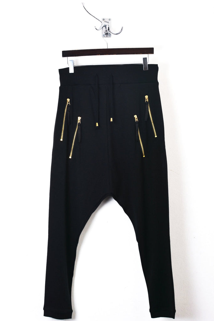 black harem joggers