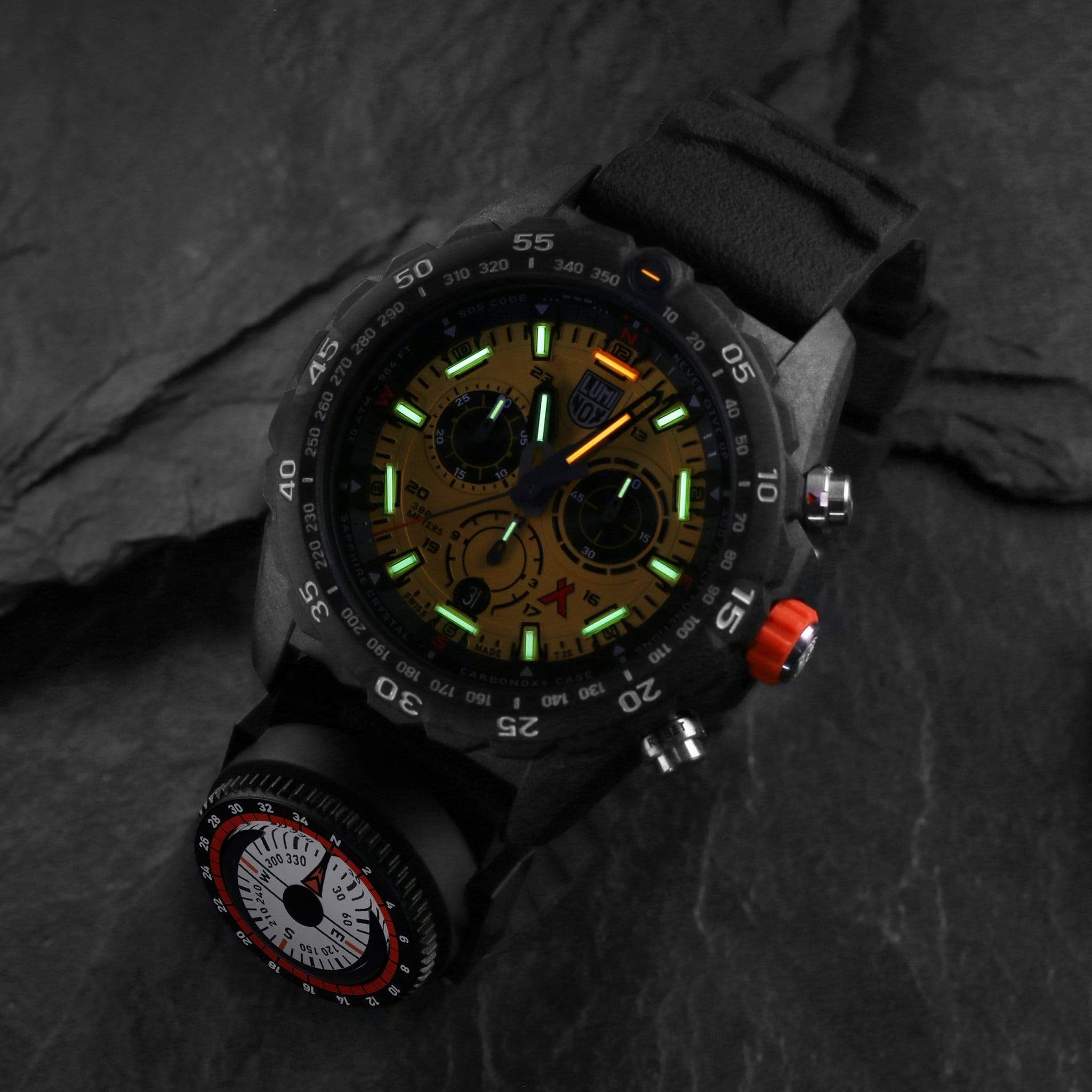 Bear Grylls Chronograph with Compass, 45mm - 3745 I Luminox