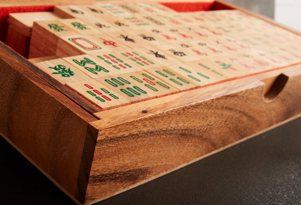 Traditional Mahjong Set with Instructions