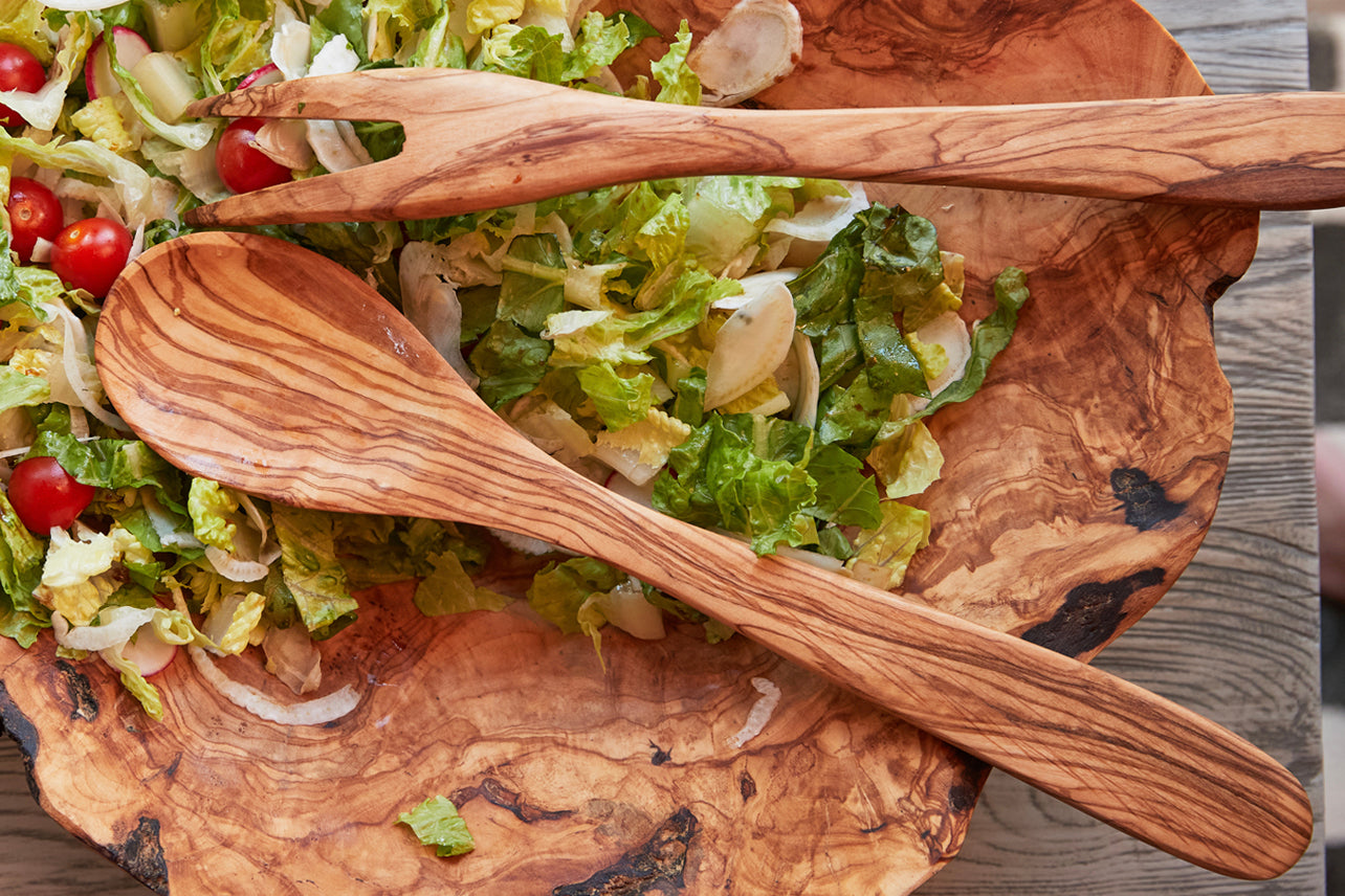 Handmade Olive Wood Ladle For Soup & Cooking - Forest Decor