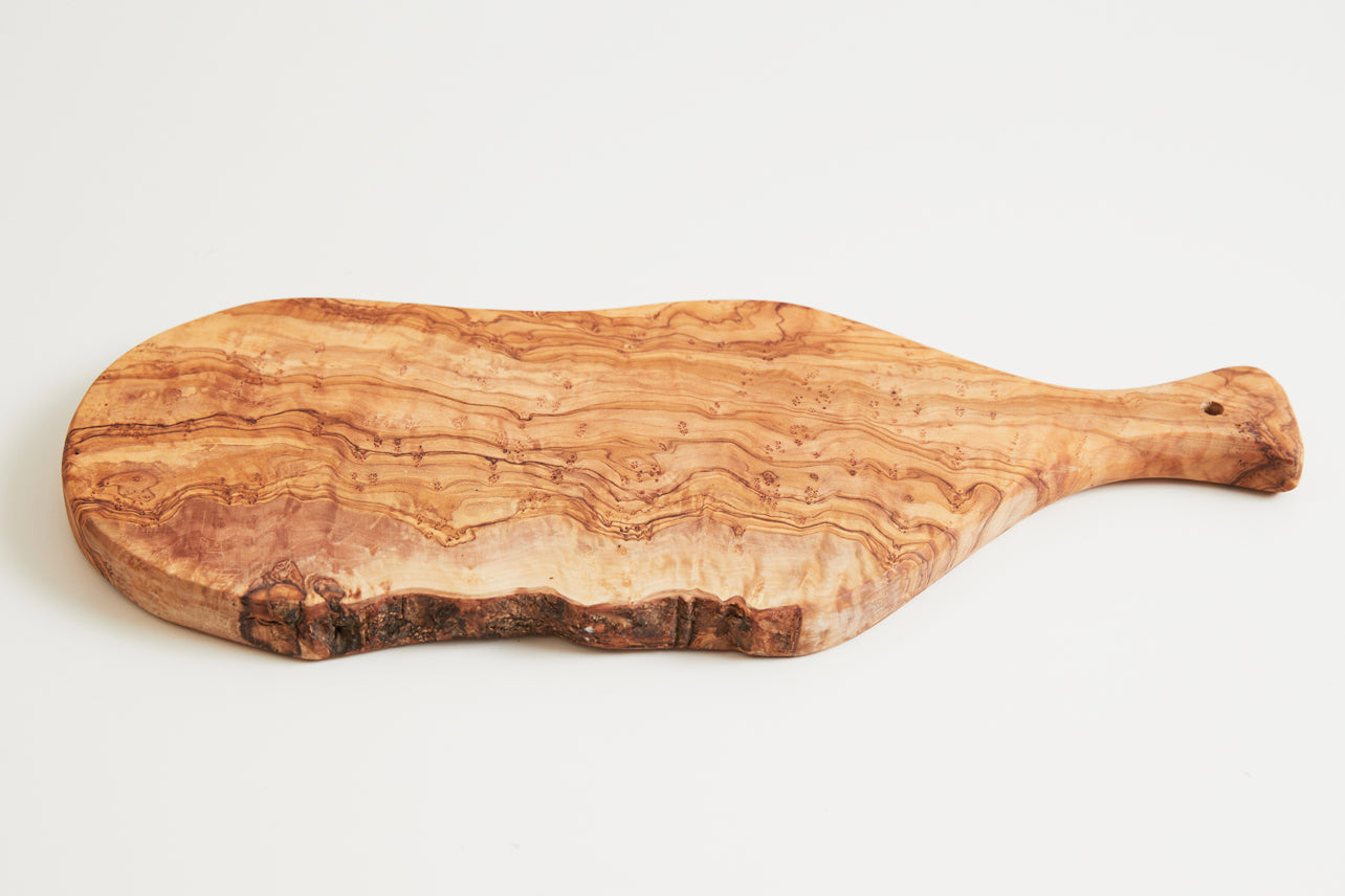 Verve Culture Italian Olivewood Charcuterie Board - Rope Handle