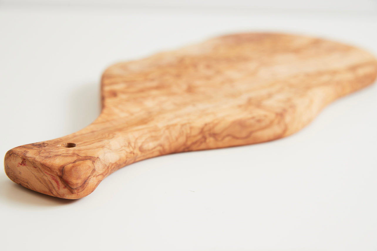 Olive Wood Carving Board with Handle - Vesper and Vine