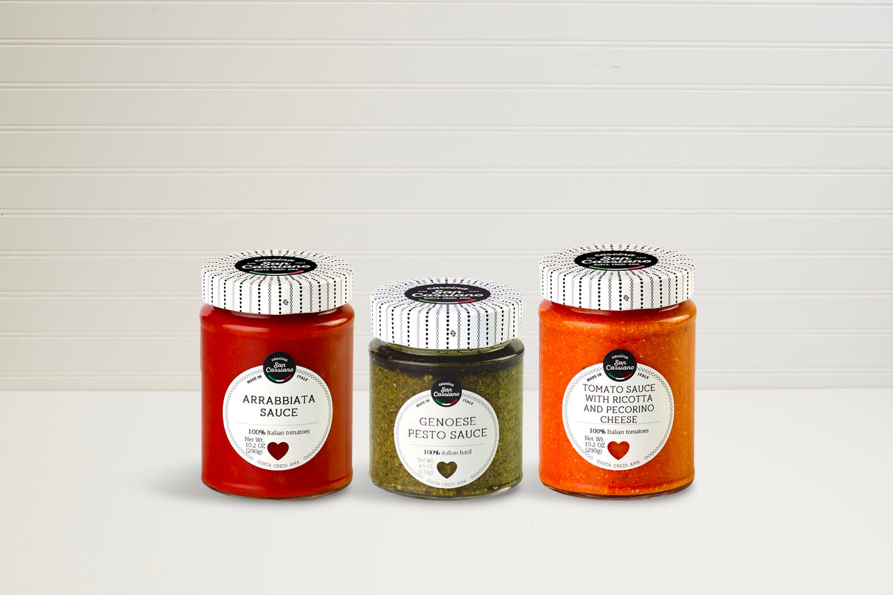 Italian Pasta Sauce Sampler Set - Set of 3 Sauces – Verve Culture