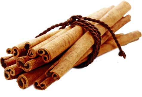 Bundle of cinnamon sticks representing Caryophyllene