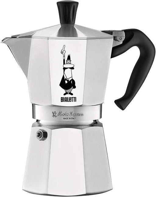 Bialetti Moka Express 3 cup Espresso Maker - Whisk