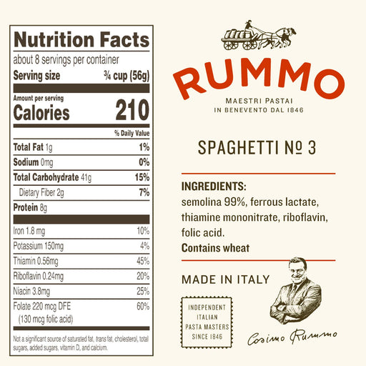 Rummo Pasta Spaghetti #3, Pasta & Noodles