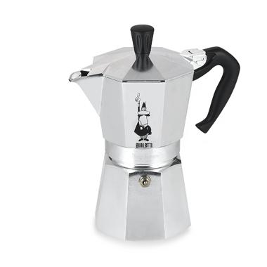 3-CUP BIALETTI COFFEE MAKER - Black