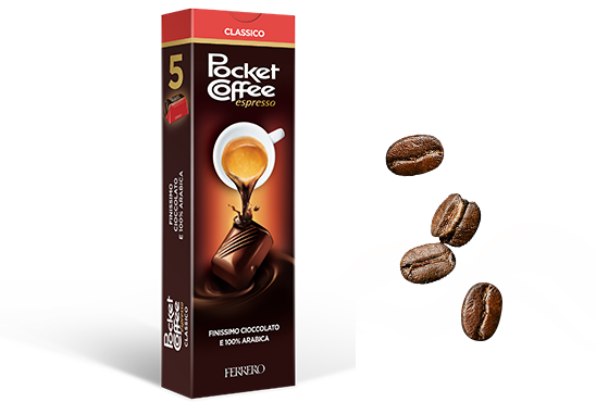 Ferrero Pocket Coffee Espresso, 5 piece 62.5g, Piccolo's Gastronomia  Italiana