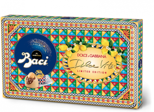 Dolce Gabbana Limited Edition Baci Perugina Dolce Vita Box, 12 Pieces, —  Piccolo's Gastronomia Italiana