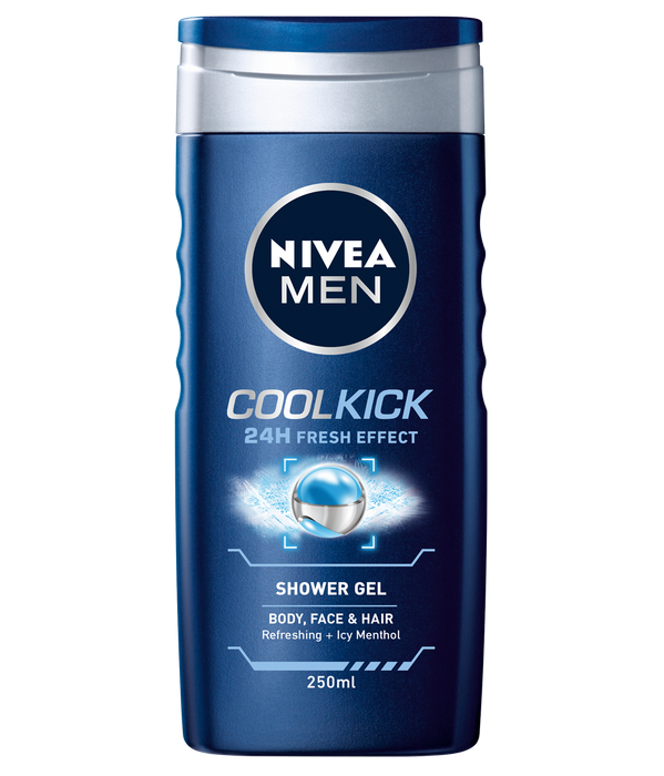 Beringstraat vogel verkoudheid Nivea Men Shower Gel, Cool Kick 24H Fresh Effect, 8.5 oz | 250ml —  Piccolo's Gastronomia Italiana