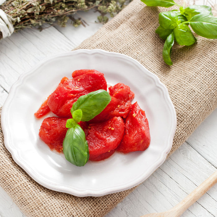 Masseria Mirogallo Hand Peeled Tomatoes, 100% Italian Tomatoes, Glass Jar, 18.70 oz | 530 ml