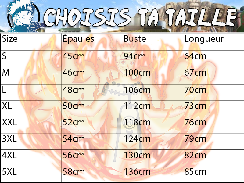 guide des tailles