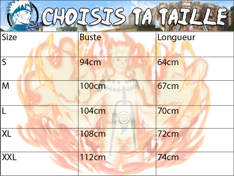 guide des tailles