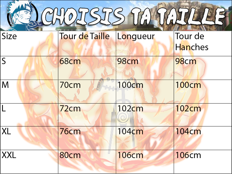 guide des tailles