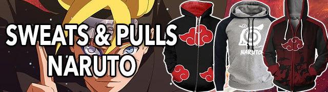 Felpa pullover Naruto per uomo, donna e bambino