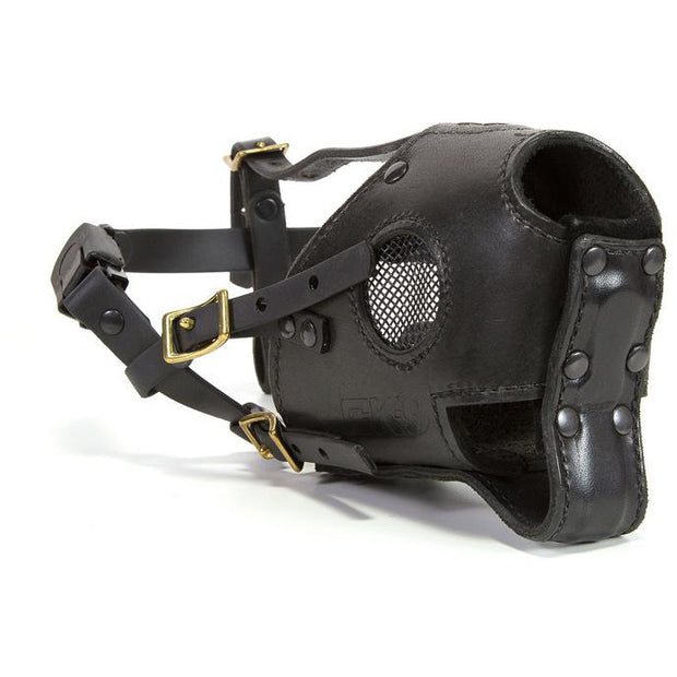 Leather Fetish Muzzles, Men's Head Harness