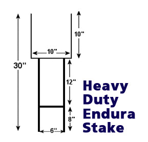 Heavy Duty Stakes for Bandit Signs