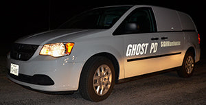 Fig 2: Busted! At night, the graphics work like standard police cruiser markings. 