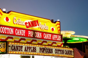 Carnival and arcade signs