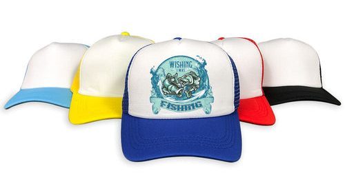 Baseball or trucker hats ready for sublimation