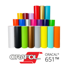 Oracal 651 - Adhesive Vinyl - 16 in x 15 yds - Black / 16 in x 15 yds