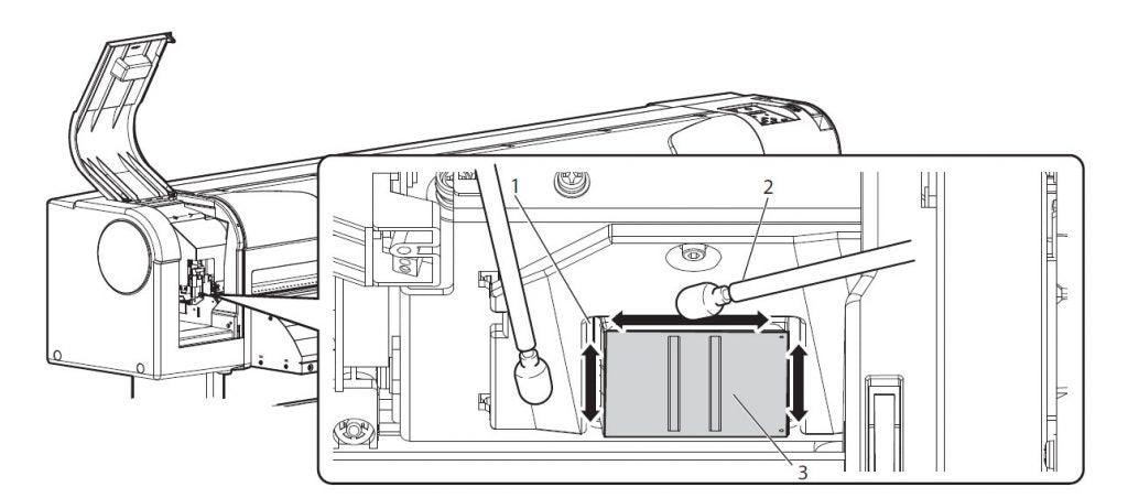 How to clean the PrismJET 54 Gen2 capping unit and print head assembly