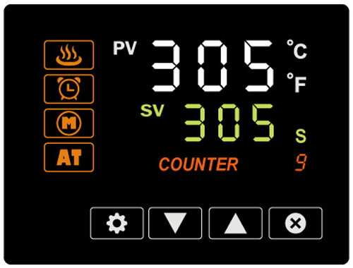 SilverBolt 1620PA control panel