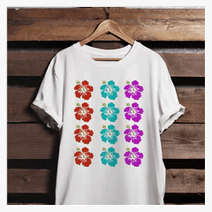 T-shirt created with WarmPEEL Universal HTV