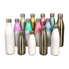 Sumex 12 Pack 20oz Sublimation Blanks Aluminum Water Bottle Heat Press  Sport Water Bottle with Carabiner and Twist Cap