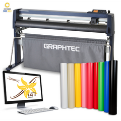 Graphtec FC9000-100 - 42 in Vinyl Cutter, Stand & Media Basket