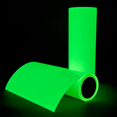 Siser EasyPSV Permanent Glow Self Adhesive Craft Vinyl 13.5 inch x 25ft Roll, Size: 13.5 x 25ft, Green
