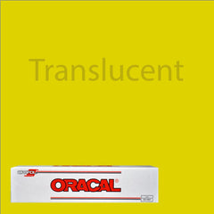 Oracal 8300 Transparent Vinyl - 15 in x 50 yds - Punched