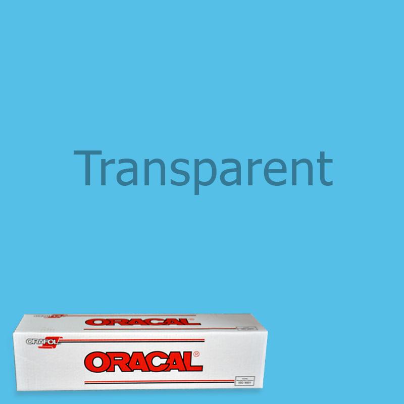 Oracal 8300 Transparent Vinyl - 24 in x 50 yds