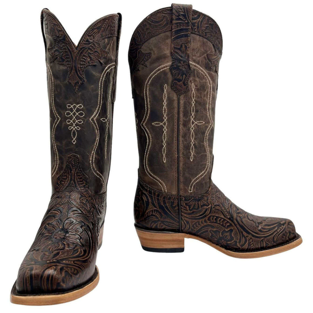 Vaccari Women's Hand Corded Cowgirl Boots