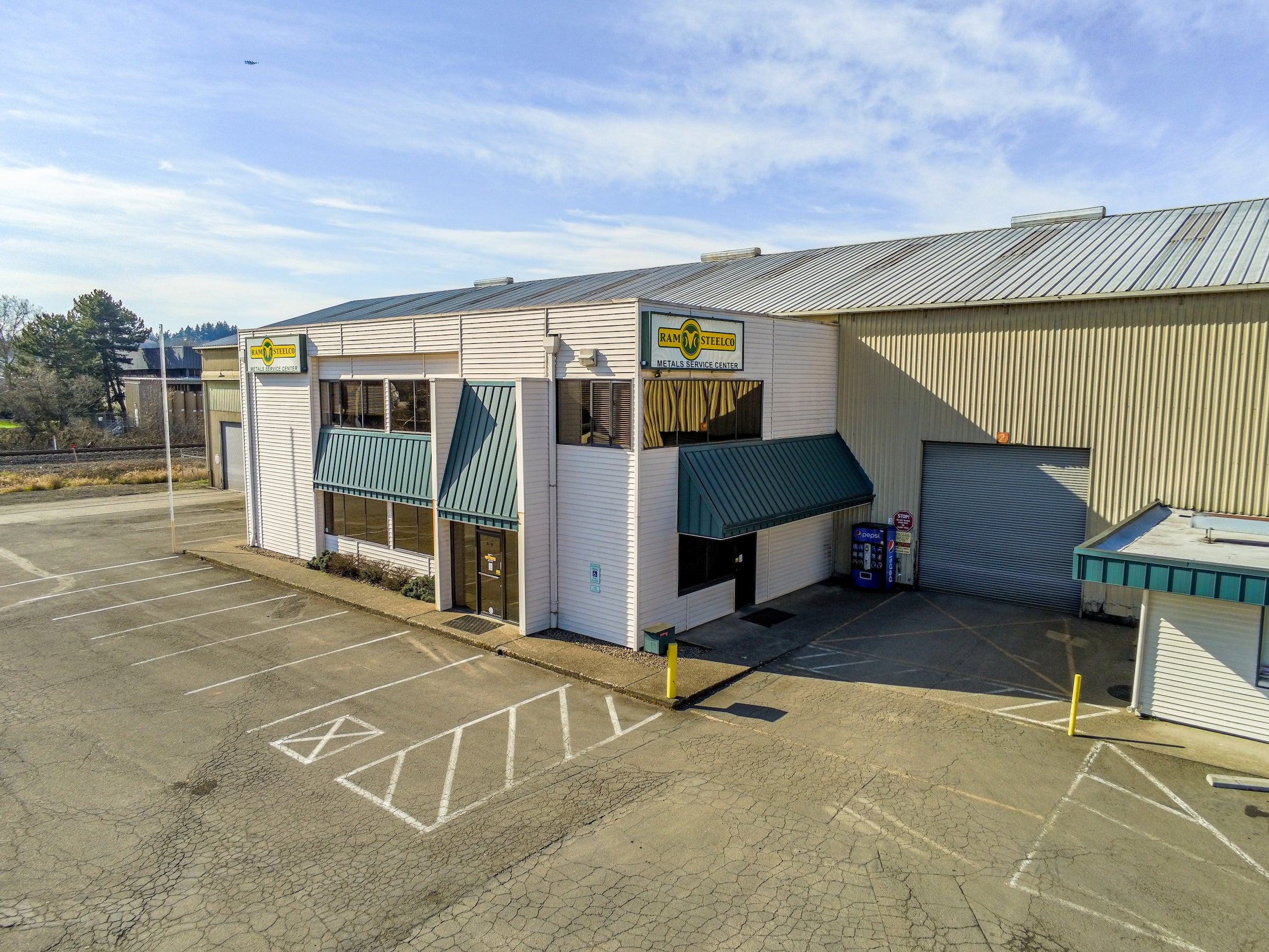 Ram Steelco's warehouse and offices in Salem, OR