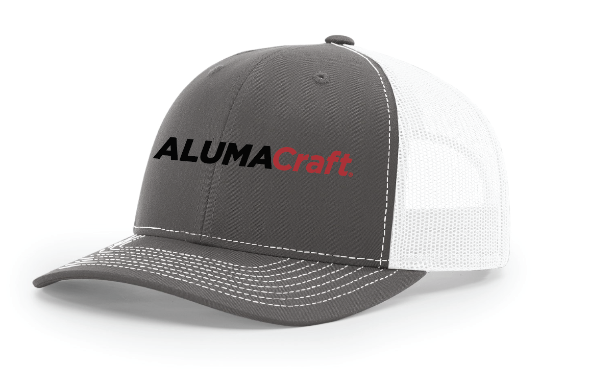 Alumacraft Trucker Snapback Cap Gray/White - Alumacraft Gear product image