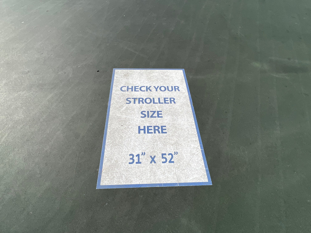 Disneyland Stroller Size Outline