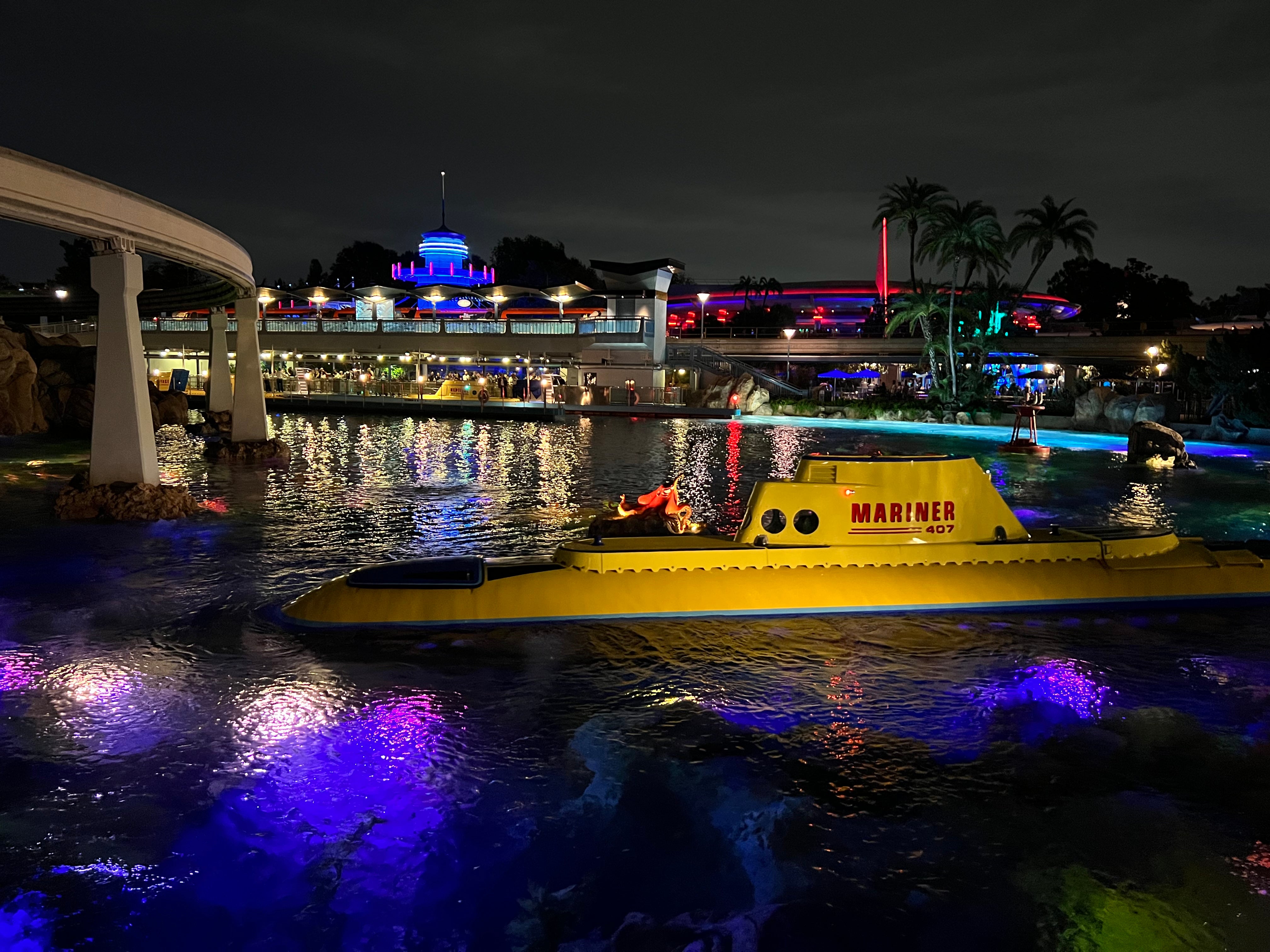 Finding Nemo Voyage Sub at Night