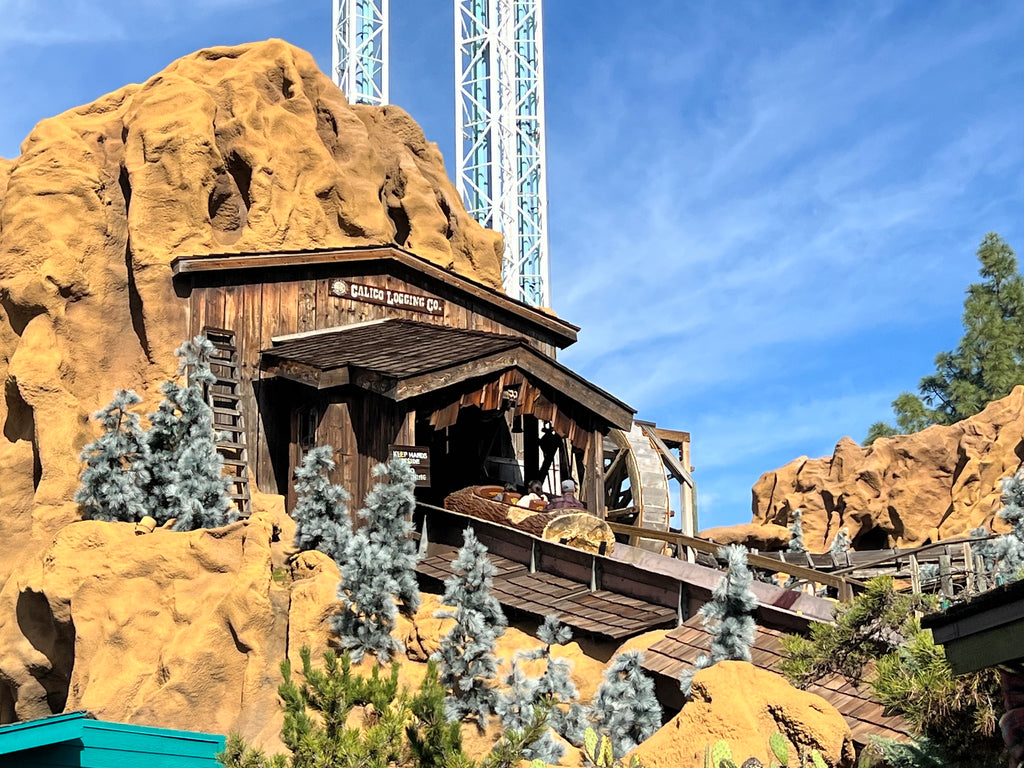 Timber Mountain Log Flume Ride Incline