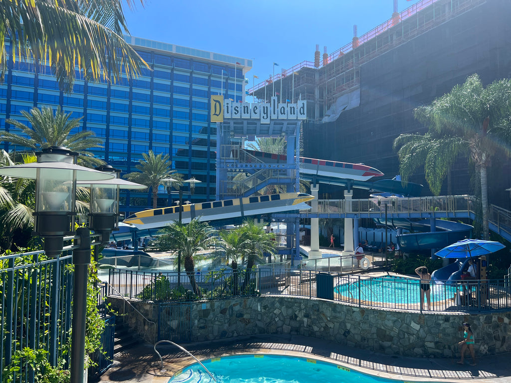 Monorail Slide at Disneyland Hotel