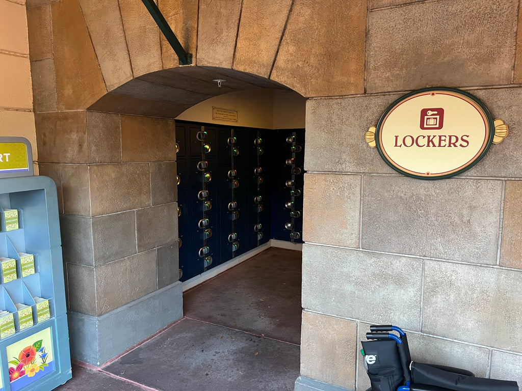 EPCOT's International Gateway Locker Area