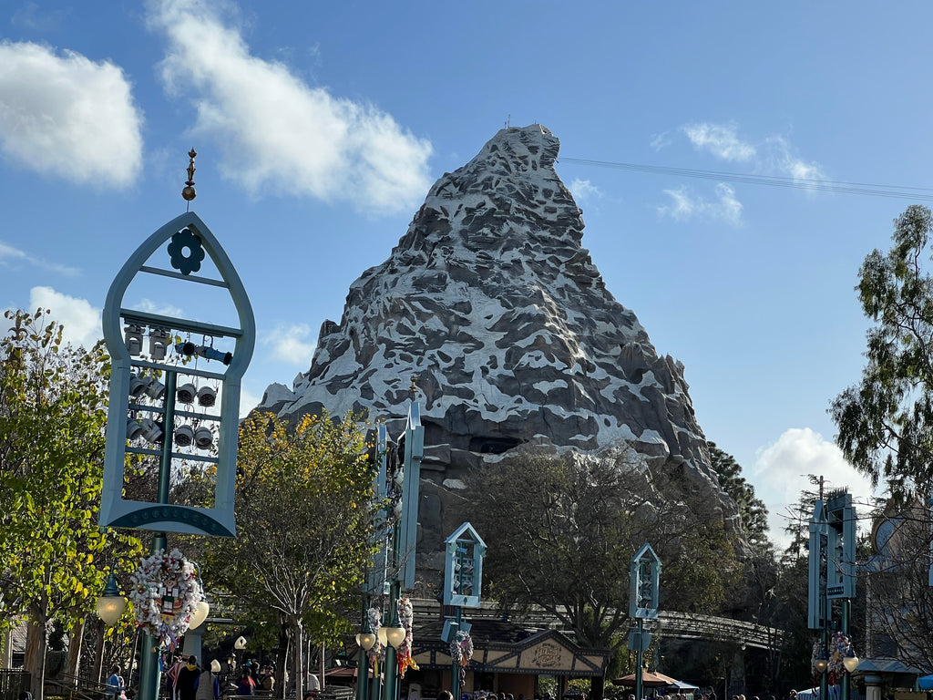 Matterhorn mountain at Disneyland