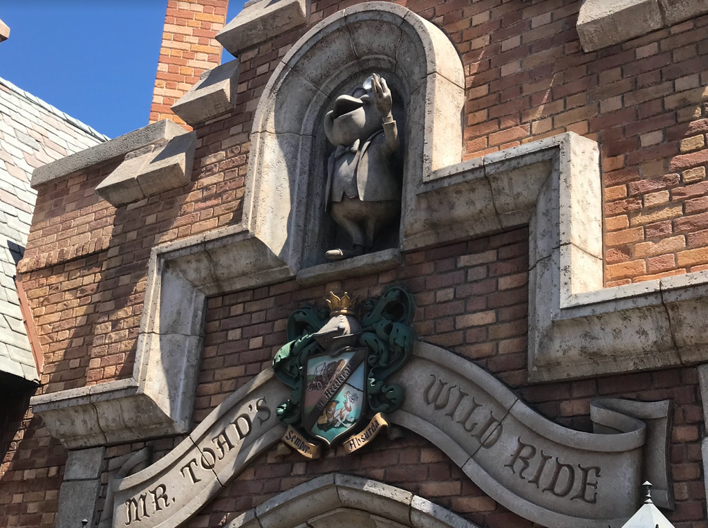 Mr. Toad's Wild Ride Sign