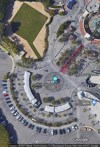 universrsal studios hollywood front gate parking location