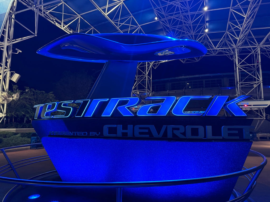 Test Track Sign