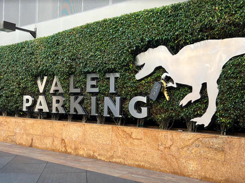 Valet Parking sign at Universal CityWalk Hollywood